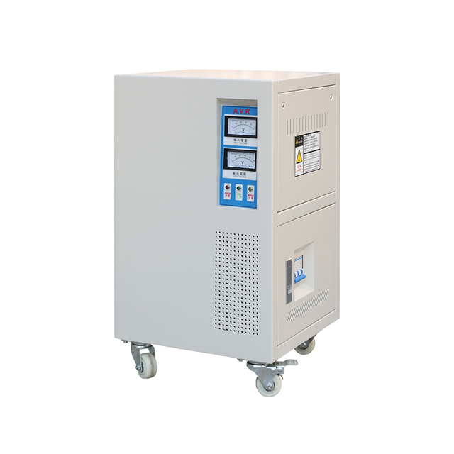 Three Phase Servo Motor Stabilizer 10KVA 60KVA 100KVA Automatic Voltage Regulator Toroidal Input 260V-430VAC Digital Display