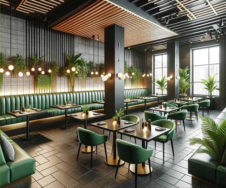 Restaurant Strong Chairs Modern Coffee Shop
