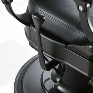 Fauteuil de Barbier Vintage Robuste, Inclinable Hydrauliquement, Pivotant à 360°, Équipement de Salon de Coiffure, Mobilier de Barbier pour Hommes, Rasage et Coupe de Cheveux - Product Image 4