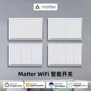 Interruptor de Luz de Parede Zigbee Push 1 Gangue com Neutro para Controle via App <span class=keywords><strong>Smart</strong></span> Life 230V em Material PC - Product Image 5