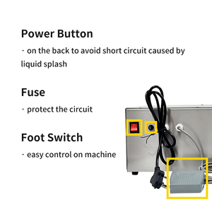 Máquina Llenadora <span class=keywords><strong>de</strong></span> Botellas <span class=keywords><strong>de</strong></span> <span class=keywords><strong>Aceite</strong></span> <span class=keywords><strong>de</strong></span> <span class=keywords><strong>Oliva</strong></span> Semiautomática Manual <span class=keywords><strong>de</strong></span> Tamaño Pequeño <span class=keywords><strong>de</strong></span> <span class=keywords><strong>0</strong></span>-1000 ml, Máquina Llenadora y Tapadora <span class=keywords><strong>de</strong></span> <span class=keywords><strong>Aceite</strong></span> <span class=keywords><strong>de</strong></span> Cocina - Product Image 5