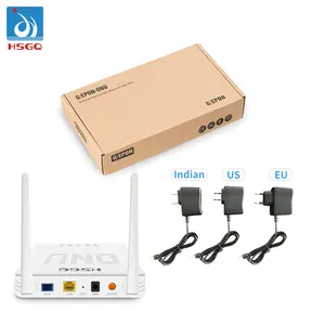 HSGQ-E100W2 1ge Gpon Wifi Router Onu Wifi GPON 2.4G Onu WiFi For EPON OLT 20KM In FTTH Solution Gpon Onu Dasan