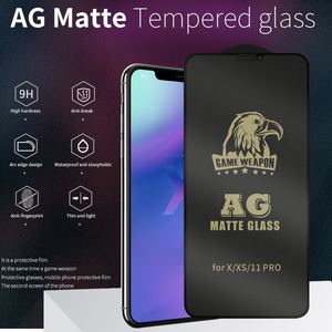 AG-gafas templadas curvadas antiarañazos para IPhone, Protector de pantalla de cobertura completa, anti-huellas dactilares, a prueba de golpes, mate, 3D - Product Image 4