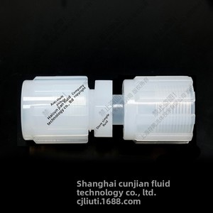 Raccord coudé RAYSAN <span class=keywords><strong>PFA</strong></span> 90 avec connexion à évasement en L pour applications dans l'industrie des semi-conducteurs - Product Image 3