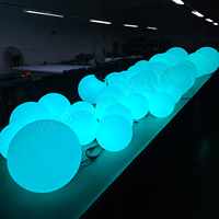 Lumière sphérique LED RGB avec contrôle DMX, indice de protection IP65, lumière matricielle LED, boule suspendue, éclairage décoratif pour application routière