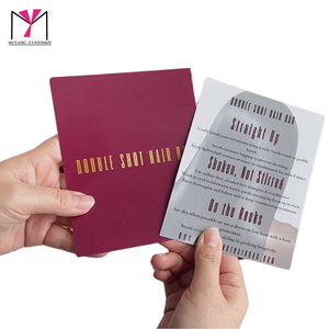 Set de Bolsas para Cabello Personalizables con Logotipo, en Terciopelo Rojo Suave, con Cinta y Etiqueta - Product Image 6