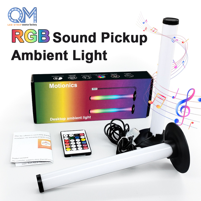 Modern Style RGB LED Light Gaming Table Smart Lighting Bars Music Rhythm Pickup USB 5050 App Control Colorful Night Background