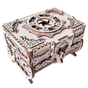 Kits de modèles de boîtes <span class=keywords><strong>en</strong></span> <span class=keywords><strong>bois</strong></span> antiques Adultes Adolescents Modèle <span class=keywords><strong>mécanique</strong></span> découpé au laser Kit de construction artisanale mains bricolage <span class=keywords><strong>Puzzle</strong></span> <span class=keywords><strong>en</strong></span> <span class=keywords><strong>bois</strong></span> <span class=keywords><strong>3D</strong></span> - Product Image 1