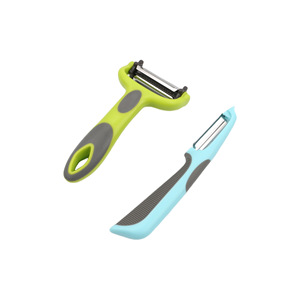 Multifunctional Stainless Steel Peeler Set 3 Pieces Triple Blade Kitchen <b>Tool</b> For <b>Fruit</b> <b>Vegetable</b> Sugarcane Pumpkin Melon - Product Image 2