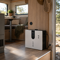 Système de stockage d'énergie intelligent pour la maison 1kW 2kW 2kWh 4kWh, batterie solaire hybride portable avec charge PV AC et écran LCD intelligent