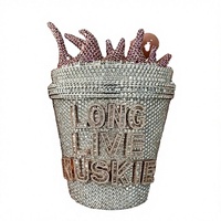 Gioielli Hip Hop Gemlux Unisex, Ciondolo Personalizzato con Lettera in Taglio Brillante, Argento Sterling 925, Moissanite VVS, Placcato in Rodio/Oro/Oro Rosa