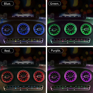 Promotion : Lampe d'ambiance pour grille d'aération de voiture, 64 couleurs, pour Mercedes Benz Classe C W205 - Product Image 6