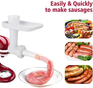 Meat Grinder Combination Custom Food Meat Grinder Sausage Stuffer Meat Grinder Free Spare Parts Electric For Stand Mixer Single Item 0.3kg