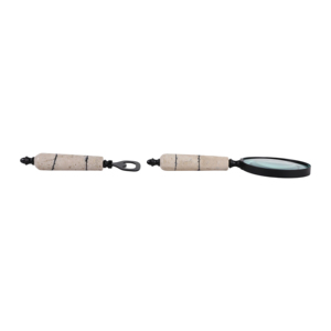 Set di lente d'ingrandimento e apribottiglie con manico in pietra, decorazione per la casa, accessorio per tavolino, mensola, soggiorno - Product Image 6