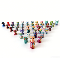Œuf de dragon en plastique imprimé en 3D, décoration artisanale colorée, jouet créatif à assembler, ouverture et fermeture, fait main, animal de compagnie mignon, 25-36mm