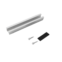 Ensemble de pistes de support solaire en alliage d'aluminium en forme de U Produit de services de forgeage