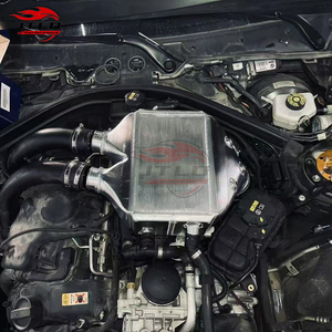 <span class=keywords><strong>Intercooler</strong></span> Haut de Gamme à Montage Supérieur pour Moteur BMW <span class=keywords><strong>M4</strong></span> M3 M2C S55, Refroidisseur d'Air de Charge Amélioré en Aluminium CNC, Remplacement - Product Image 6