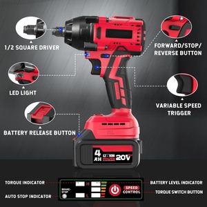 Mpact-cortacésped mpact, río AX orque 320 lbs t-lbs (430N.m) con 20V rushless Motor 4.0Ah i-ion Battery con AST Harger - Product Image 4
