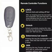Sistema de Alarma para Motocicleta con Control Remoto y Alarma de Vibración, Protección Antirrobo con Rastreador GPS