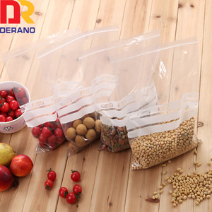 Custom printed Recycled Clear Plastic PE Polybag & Zip lock Bag