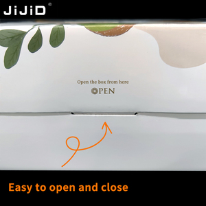 Jijid nhà máy bánh bao bì hộp biểu tượng tùy chỉnh Takeaway Bánh hộp với cửa sổ cao cấp bánh hộp - Product Image 4