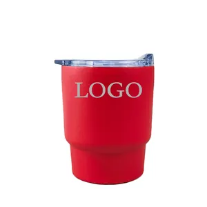 Thermos Mini simpatico Tumbler doppio muro isolato in acciaio inox caffè viaggio tazza di birra boccale OEM colore