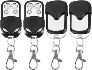 Télécommande sans fil pour <span class=keywords><strong>porte</strong></span> <span class=keywords><strong>de</strong></span> <span class=keywords><strong>garage</strong></span> à 4 boutons en métal 315/433 MHz, code roulant, clone, code d'apprentissage fixe pour <span class=keywords><strong>porte</strong></span> <span class=keywords><strong>de</strong></span> <span class=keywords><strong>garage</strong></span> - Product Image 6