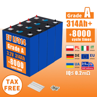 Batterie LiFePO4 3.2V 314Ah LF280K, cellule lithium rechargeable 280Ah 100Ah 340Ah pour système d'énergie solaire, véhicule électrique, pack DIY