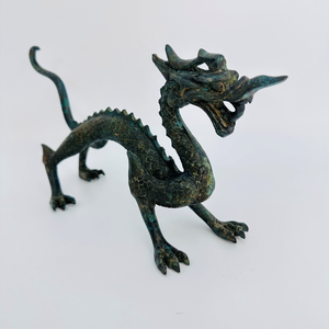 Chijin Zoulong (Red-<strong>Gold</strong> Running Dragon) Artifacts Exquisite Bronze Metal Crafts Tang <strong>Dynasty</strong> Demonstrating Superb Metalworking - Product Image 5
