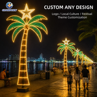 Lampadaire LED commercial à motif, éclairage extérieur de Noël, lampadaires montés sur poteau, étanches IP65, design personnalisé