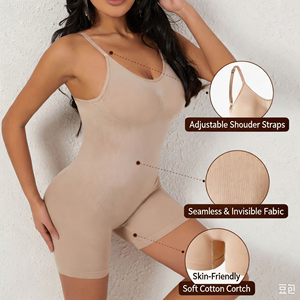 Combinaison gainante une pièce pour femme <span class=keywords><strong>grande</strong></span> <span class=keywords><strong>taille</strong></span>, effet ventre plat, modelage des hanches et soutien de la poitrine - Product Image 5