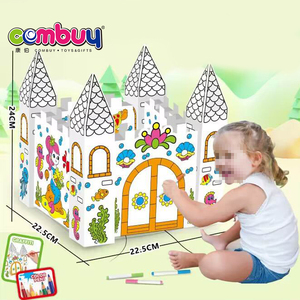 Pädagogische Malerei Gekritzel Papier Pappe Spiel Kinder DIY Farbe Graffiti Spielzeug - Product Image 5