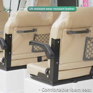 Oferta Especial: Buggy Turístico de 11 Asientos, Motor de 72V 5KW, Capacidad de Subida del 20%-25%, Vehículo de Pasajeros Tipo Minibús - Product Image 4