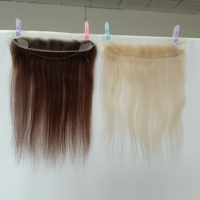 Vente en gros usine : Closure frontale en dentelle HD 12x2, cheveux humains vierges 100% raides, densité 120%, avec nœuds invisibles et ligne de cheveux naturelle