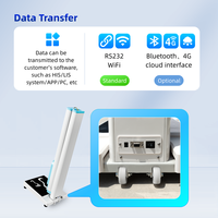 Báscula médica digital de altura y peso con impresora