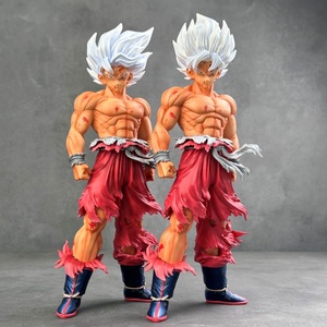 Figurine d'action Goku <span class=keywords><strong>Super</strong></span> <span class=keywords><strong>Saiyan</strong></span> aux cheveux blancs en PVC, modèle de jouet décoratif pour <span class=keywords><strong>les</strong></span> 14 ans et plus, vente en gros - Product Image 1
