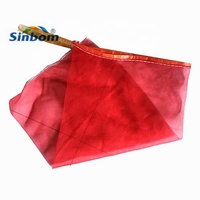 Sac en filet monofilament HDPE - Sac en filet tricoté souple pour l'emballage des pommes de terre, des bulbes et du bois de chauffage avec cordon de serrage