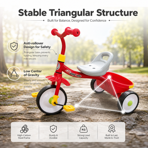 <span class=keywords><strong>Tricycle</strong></span> <span class=keywords><strong>pour</strong></span> enfants à cadre en acier, structure renforcée, anti-rouille, <span class=keywords><strong>tricycle</strong></span> à pédales en métal <span class=keywords><strong>pour</strong></span> enfants de 3 à 7 ans, vente en gros - Product Image 4