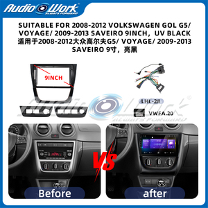 Suministro Directo de Fábrica al por Mayor, Marco para DVD de Auto <span class=keywords><strong>VW</strong></span> GOL G5/VOYAGE 2008-2015, Marco para Audio de Auto - Product Image 2