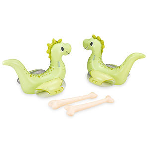 Flotteur <span class=keywords><strong>de</strong></span> piscine gonflable géant en forme <span class=keywords><strong>de</strong></span> dinosaure jurassique, jouet <span class=keywords><strong>de</strong></span> jeu aquatique en PVC durable avec poignées pour enfants et adultes - Product Image 3