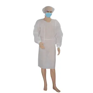 Junlong Hygiène sanitaire jetable et protection bon marché blouse d'isolation niveau 2/3 approuvée pour la vente en gros