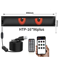 Panneau matriciel LED flexible programmable similaire à Icon, pour éclairage « Devil Eye » de voiture et camion, pare-brise et concerts