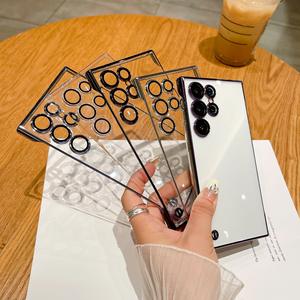 เคสโทรศัพท์แบบไร้ขอบขายดีสำหรับ Samsung S22 23 24 25 26 Ultra เคสใสเคลือบไฟฟ้าป้องกันการตกกระแทก - Product Image 2