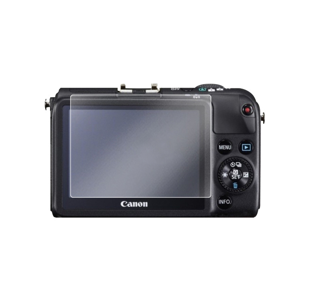 Super clear 9H 2.5D 0.3mm Tempered Glass screen protector for Canon EOS M1 EOS M2 Digital camera accessories