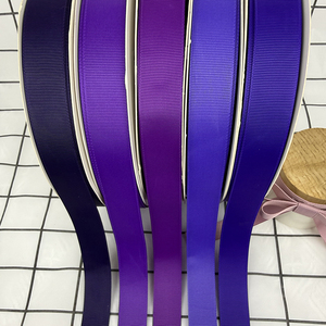 Nastro Grosgrain Personalizzato 100% Poliestere Viola Scuro, Ingrosso, <span class=keywords><strong>da</strong></span> 1/8 a 4 Pollici, Nastro Rigato per Confezioni <span class=keywords><strong>Regalo</strong></span> e Accessori per Capelli - Product Image 4