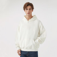 Sweat-shirt à capuche en coton épais 450 g/m² pour homme, personnalisé avec votre marque, style streetwear, imprimé en relief