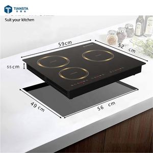 Appareils de <span class=keywords><strong>cuisine</strong></span> <span class=keywords><strong>Plaque</strong></span> De Cuisson Induction intégrée à quatre brûleurs <span class=keywords><strong>Plaque</strong></span> de cuisson à induction à panneau de verre - Product Image 2