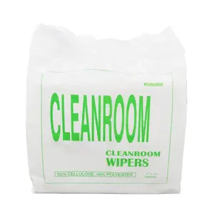 3009 9*9 polegada Poeira Livre de Alta Absorção Microfibra Lintless Pano/Microfibra Fina Cleanroom Limpador/Anti-Static Wipe Cloths