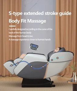 2024 nuovo design di lusso Shiatsu 4d poltrona massaggiante per piedi spa SL track full body poltrona massaggiante a gravità zero
