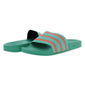 Adidas Adilette รองเท้าบุรุษสี: สีเขียว/สีแดง100% ของแท้ - Product Image 3